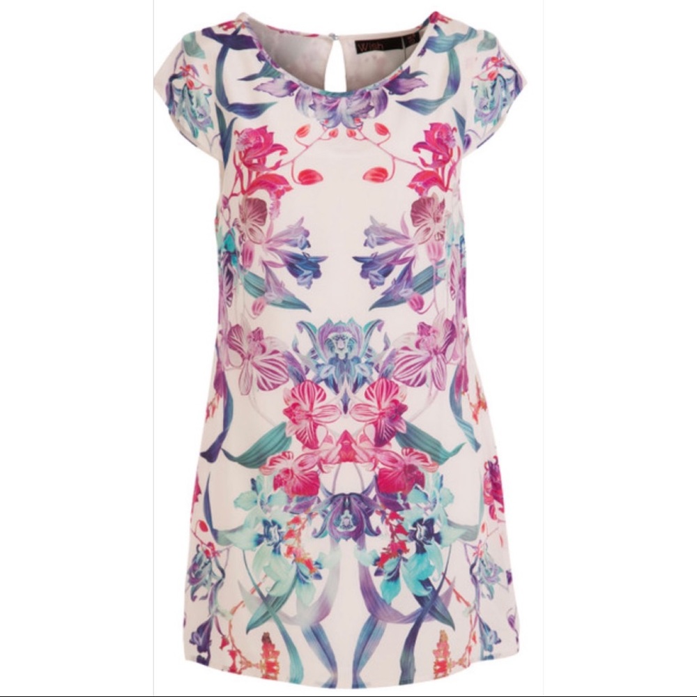Orchid Shift Dress in “Azalea”